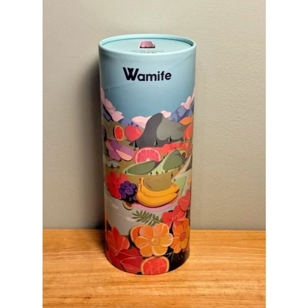 Wamife Portable Blender 16oz - USB-C Rechargeable,Durable Stainless Steel Blades